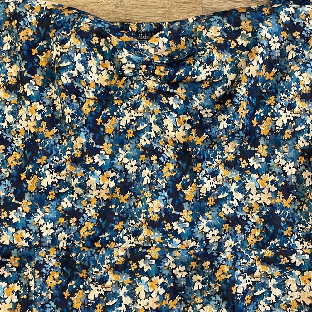 NWOT NSR Cami Sweetheart Neck Puff Sleeve Floral Print Mini Dress - Picture 5 of 10